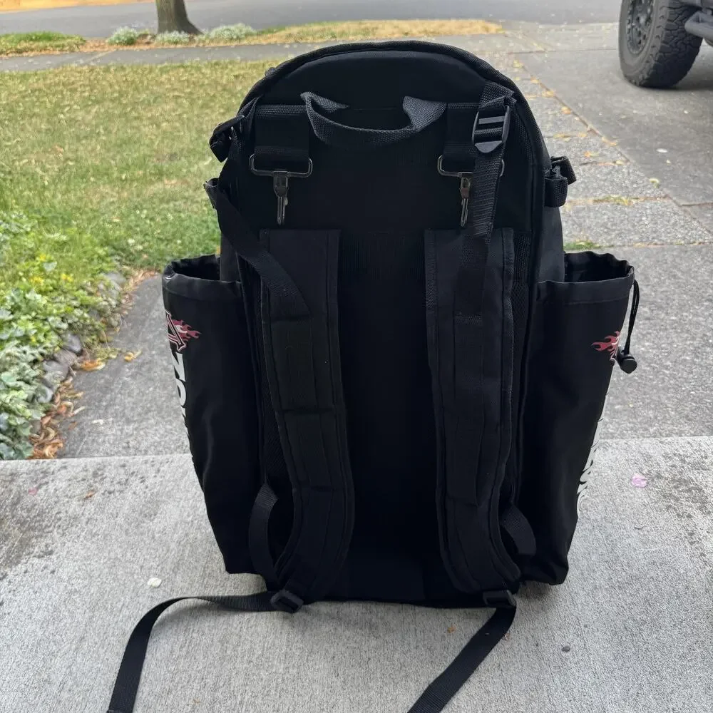 Large Anderson Bat Company All Pro Bat Pack Baseball Softball Backpack Black